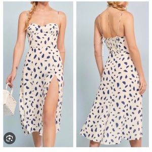 Reformation Juliette Dress in Dalmatian Print